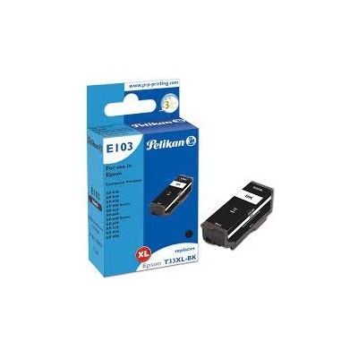 Compatible Мастилена касета, Pelikan, черен, 33XL (1071170907)