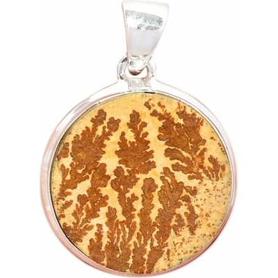 Nefertitis Psilomelan dendritický přívěsek stříbro P868 NF63221