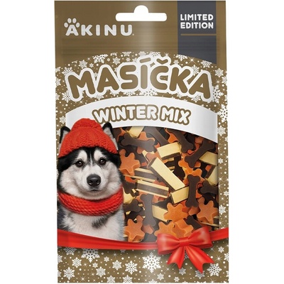 Akinu WINTER MASÍČKA mix maškrta pre psov 75 g
