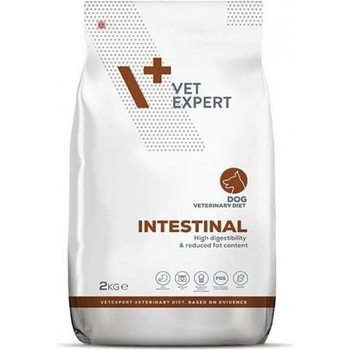 VetExpert Veterinary Diet Intestinal dog - суха храна за кучета, при гастроентерит с диария, лошо храносмилане и малабсорбция, недостатъчност на панкреаса, хроничен панкреатит, състояния след остър панкреатит, 12 кг, Vet Expert - Полша