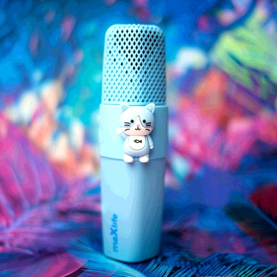 Mikrofón s reproduktorom maXlife Animal Bluetooth MXBM 500 modrý