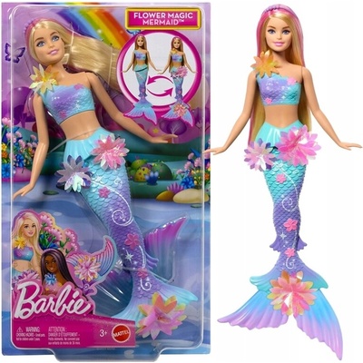 Mattel Barbie Kúzelná kvetinová morská víla blondínka