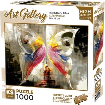 KS Games Пъзел KS Games от 1000 части - Ефектът на пеперудата (20780)