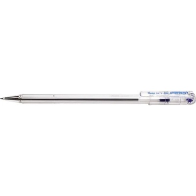 Pentel Химикалка, 0, 35 мм, капачка, PENTEL "Superb BK77", синя BK77-C (BK77-C)