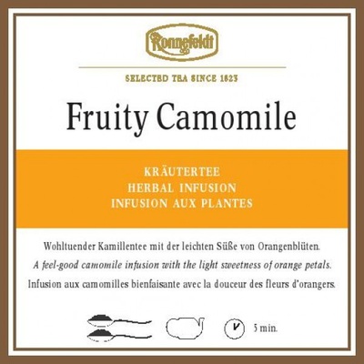 Ronnefeldt fruity camomile sypaný čaj 100 g