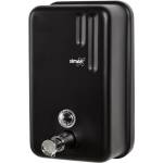 Simex Черен метален дозатор за течен сапун - Inox мат (4053)