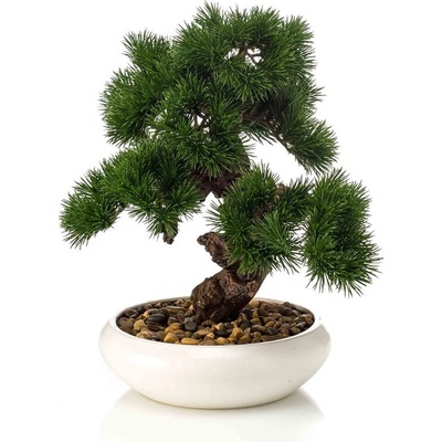 Umělý Bonsai Borovice v misce, 37cm