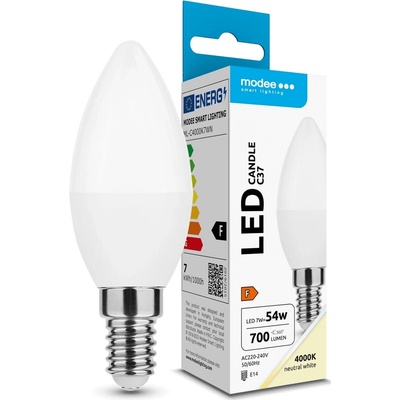 Modee Lighting LED žiarovka E14 7W 4000K CANDLE 54W