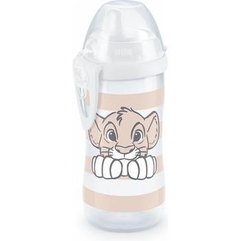 Nuk Kiddy Cup 300мл. , с твърд накрайник, 12+мес. LION KING (10255643)