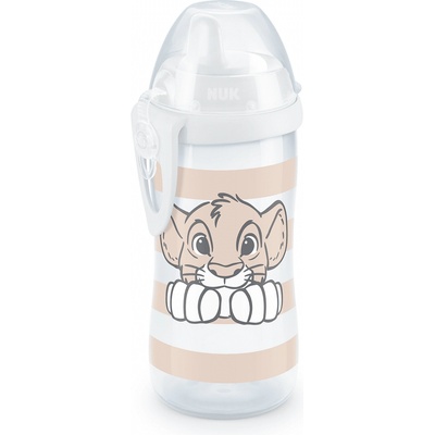 Nuk Kiddy Cup 300мл. , с твърд накрайник, 12+мес. LION KING (10255643)