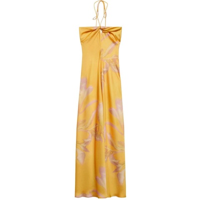 MANGO Вечерна рокля 'Estela' жълто, размер XL