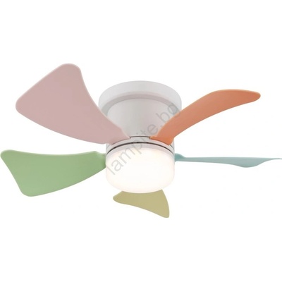 GLOBO 03609B - LED димируем таванен вентилатор HINES 10W/230V 3000-6500K +ДУ (GL8689)