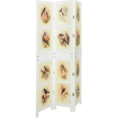 Romdivider Panel Bílá 106 x 165 cm MDF