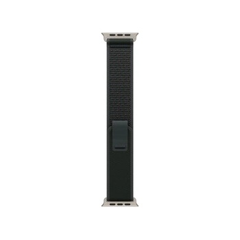 Apple Watch 49mm Loop: Black Trail Loop - M/L - Natural Titanium Finish (mxtr3zm/a)