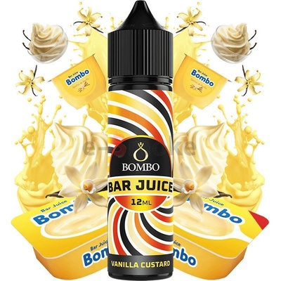 Bombo Bar Juice Shake & Vape Vanilla Custard 12 ml