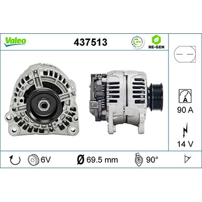 Alternátor VALEO 437513