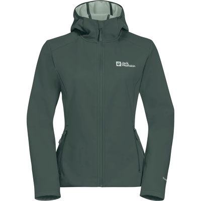 Jack Wolfskin Дамско софтшел яке Jack Wolfskin Women's Bornberg Hoody Softshell jacket - Sago Palm (103-2184-0514)