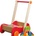 Lelin toys - Дървена количка за прохождане, с конструктор