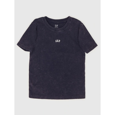 GAP Crop tričko s logom čierna