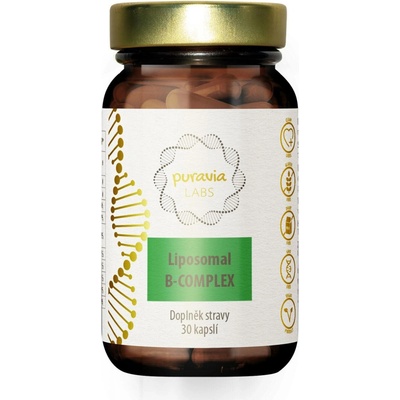 Puravia Labs Liposomální B-komplex 30 kapslí