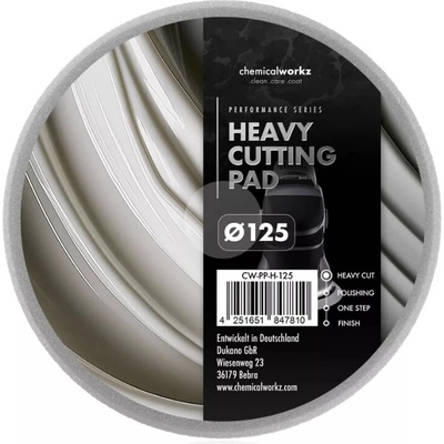 ChemicalWorkz Heavy Cutting Pad 125 mm