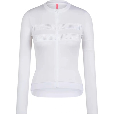Rapha Women's Brevet Long Sleeve Merino Jersey III White/Silver