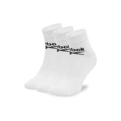 Reebok Комплект 3 чифта дълги чорапи мъжки R0429-SS24 (3-pack) Бял (R0429-SS24 (3-pack))