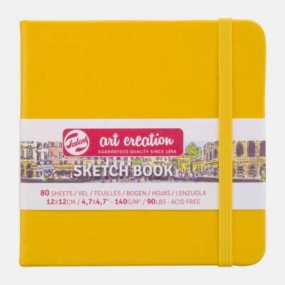 Art Creation Royal Talens Skicovací blok Talens zlatožltý 12 x 12 cm 140 g/m² 80 listov