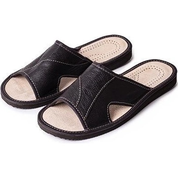 Vlnka kožené pantofle ortopedické bez špice