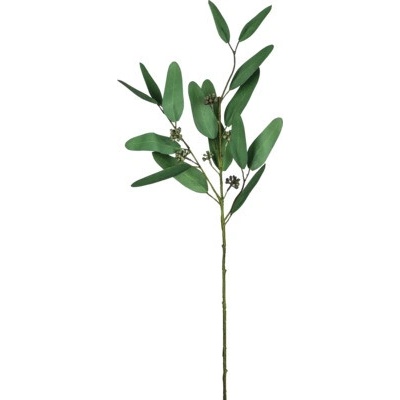 Eukalyptus umelá kvetina 66 cm sivá