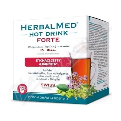 DR. WEISS Herbalmed hotdrink forte 12 vrecúšok