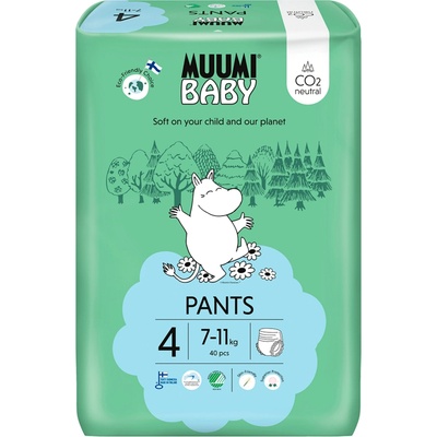Muumi Baby Walkers bio MAXI 4 7-11 kg 40 ks