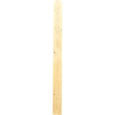 HUKA Plotové prkno dřevěné, oblouk Velikost: 18x120x1500 mm