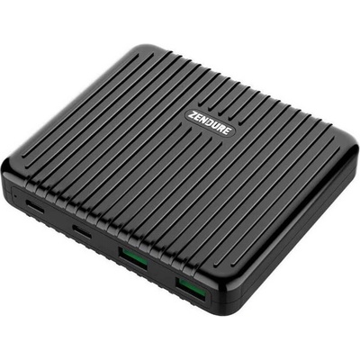 Zendure SuperPort 4 Desktop Charger With Dual PD 100W - захранване за ел. мрежа за лаптопи, смартфони и таблети с 2xUSB-A и 2xUSB-C изходи с технология за бързо зарежданe (черен)