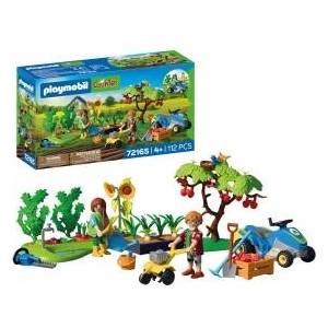 PLAYMOBIL | Country | Idyllic Vegetable Garden | Garden Set with Ride-On Lawn Mower, Harvestable Vegetables & Plenty of Accessories | For Children Aged 4 and Up | 72165