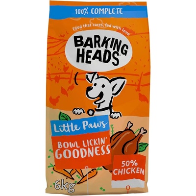 Barking Heads Little Paws Bowl Lickin Good Chicken 6 kg