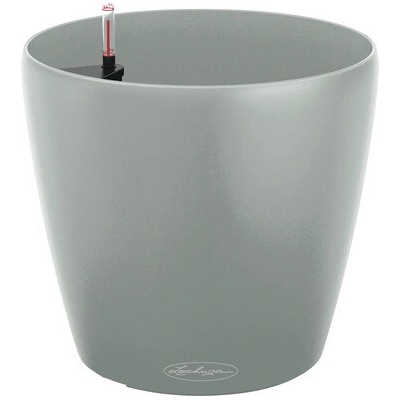 Lechuza Samozavlažovací kvetináč Classico Eco 35 cm svetlosivý