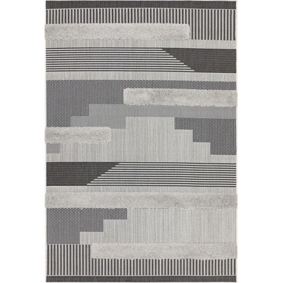 Asiatic Alfresco Monty MN05 BLACK GREY GEOMETRIC