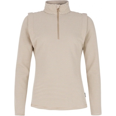Protest Дамски поларен пуловер Protest Women's PRTIvory 1/4 Zip Active Top Jumper - Bamboo Beige - размер 42 (EU) (105-7184-0115)