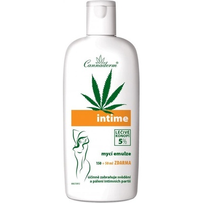 Cannaderm Intime new mycí emulze 150+50 ml zdarma