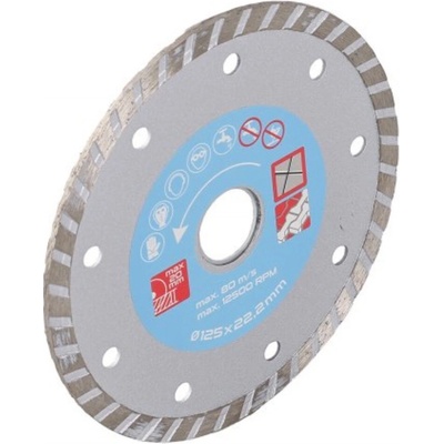 Kotúč diamantový 125 x 22,2 x 2,5 mm turbo 21140