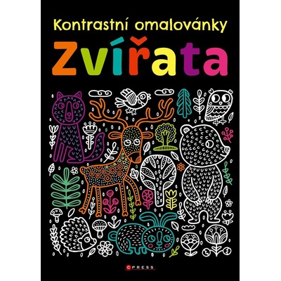Kontrastní omalovánky Zvířata