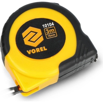 Vorel metr svinovací 3 m x 16 mm žluto - černý TO-10104