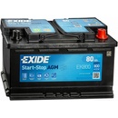 Exide AGM 12V 80Ah 800A EK800
