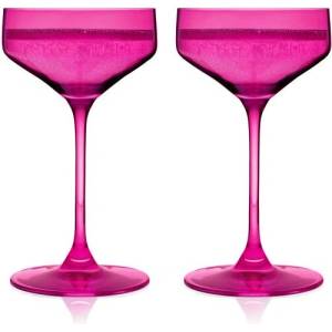 TRUEBRANDS VISKI Чаши за коктейли купе Nouveau 2 бр. - цвят горски плодове - 192 мл (VISKI-11375)
