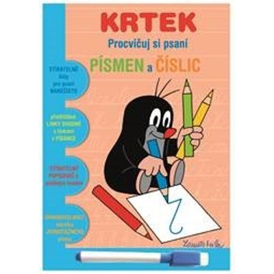 Krtek Procvičuj si psaní písmen a číslic 2