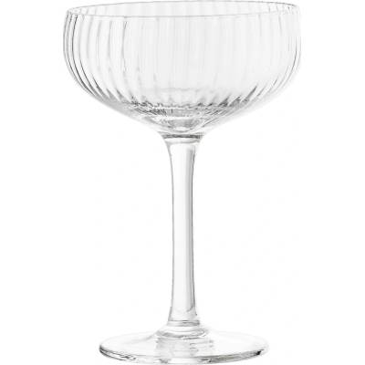 Bloomingville Sklenička na šampaňské Astrid čirá barva sklo 250 ml