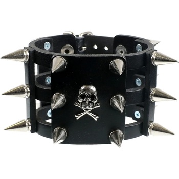 Image 1 of Leather & steel fashion Гривна Skull - LSF1 35