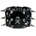 Leather & steel fashion Гривна Skull - LSF1 35