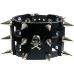Leather & steel fashion Гривна Skull - LSF1 35